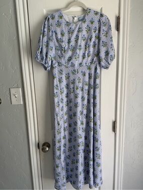 Hill House Blue Puff Sleeve Dress
